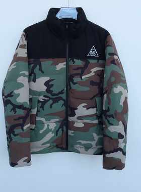 拉夏PT系列专柜撤柜正品男装冬时尚高级厚柔短款羽绒服2A2600迷彩