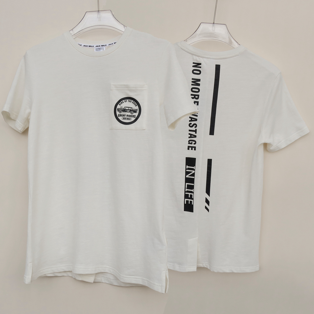 拉夏专柜断码男装夏全棉短袖T恤