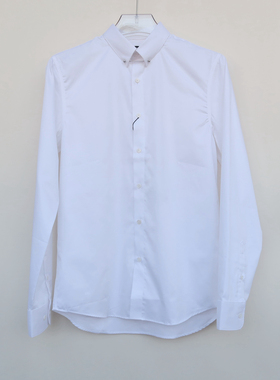 拉PT系列/S专柜男装 纯棉高支稠感舒柔长袖衬衫2A2752白色