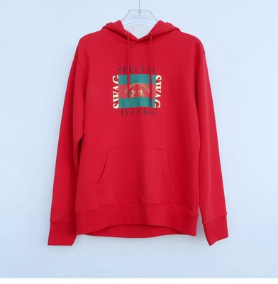 拉PT系列撤柜正品男情侣秋冬春高级纯棉重磅连帽卫衣2A2827大红