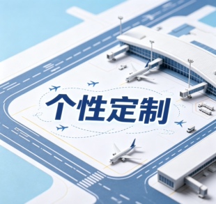 个性定制 50元起 飞机机场场景模型 3D打印