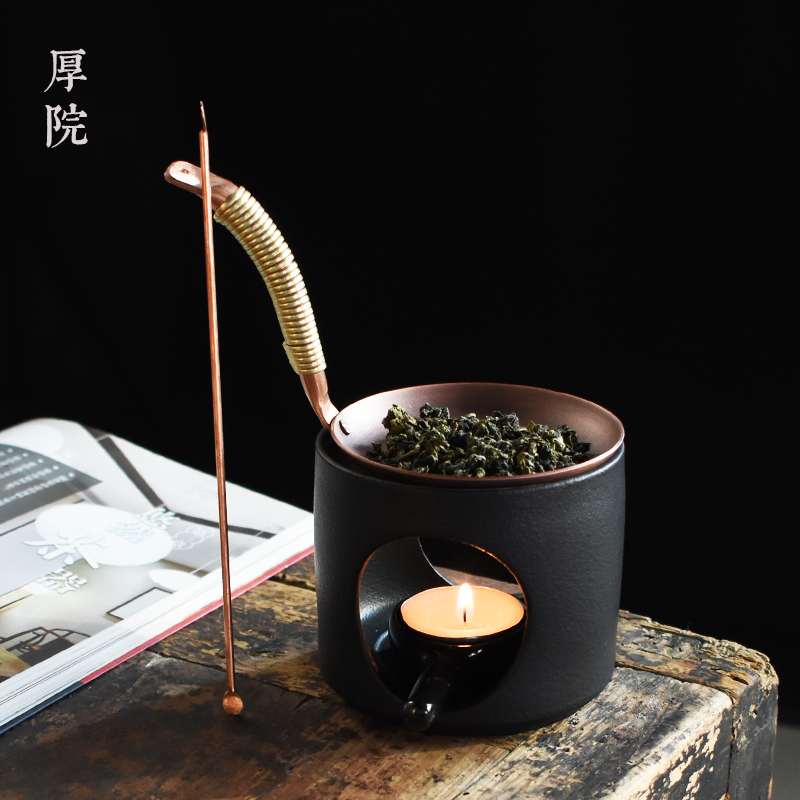 纯铜烤茶盘醒茶提香香丸咖啡香薰