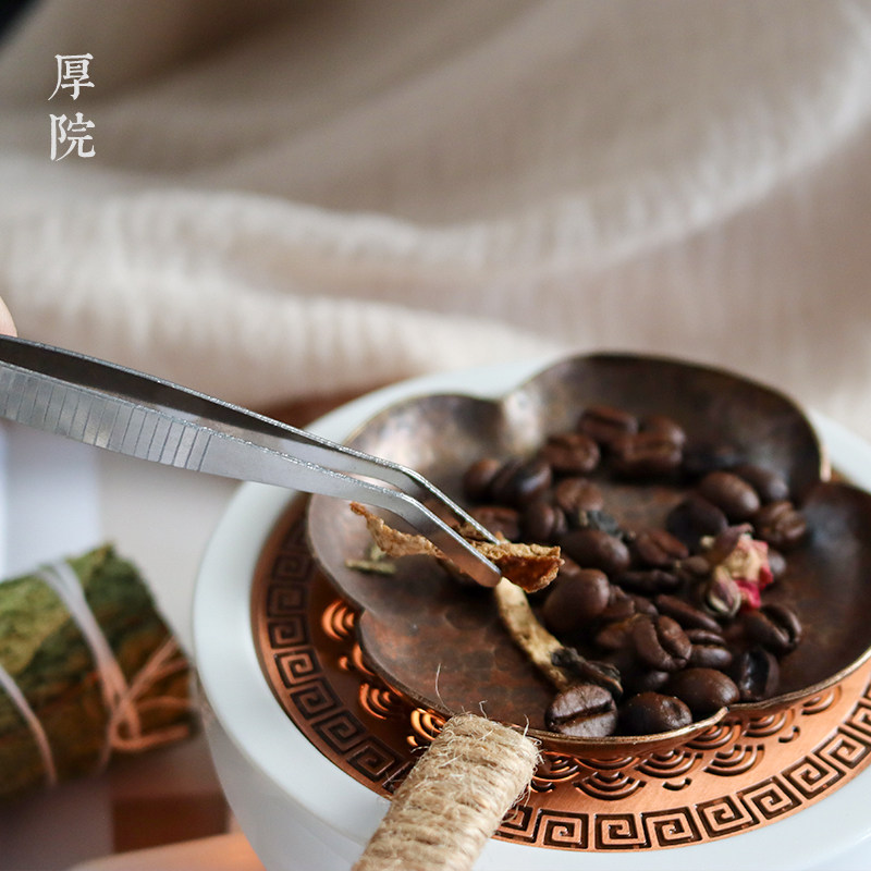 厚院【雅集·镊子】不锈钢夹子香料夹碳夹子植物香薰工具茶具配件