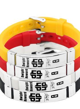 霍华德可调节大小硅胶手环