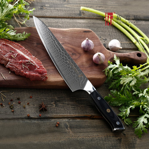 拓牌日本进口aus-10不锈钢厨师刀