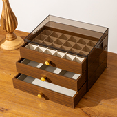 ins风轻奢高级感首饰盒大容量戒指耳环手镯收纳盒2026新款 饰品盒