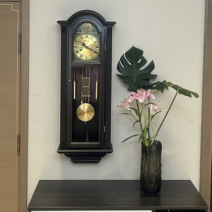 大号机械座钟整点报时上链发条挂钟老式欧式钟表复古摆钟