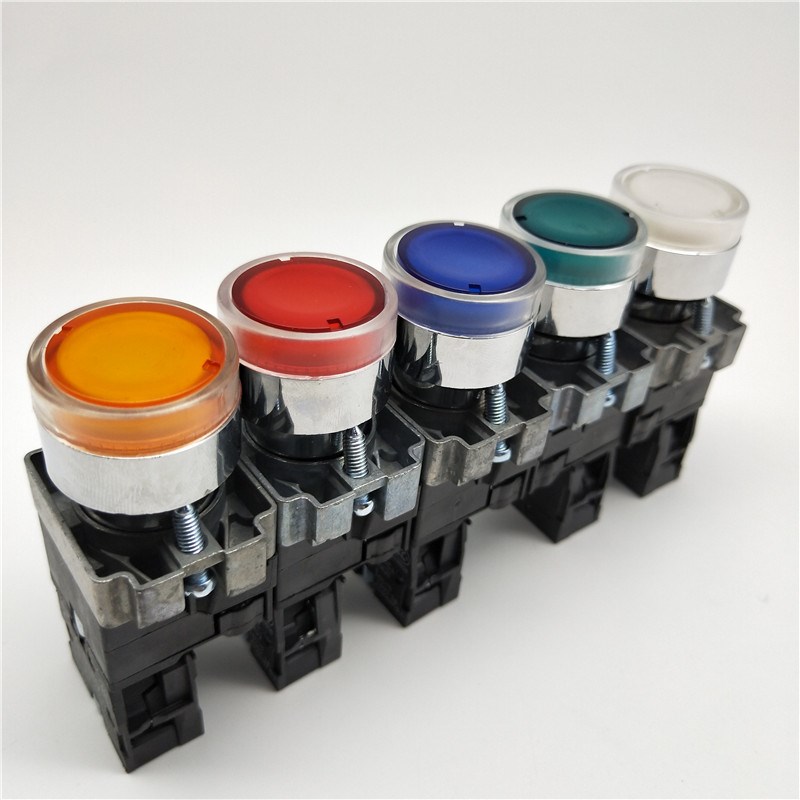 森奥XB2-BW3361C BW33B1C BW33M1C绿色带灯按钮开关24V220V380V