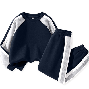 班尼路童装儿童套装男童时尚运动衣服秋装小男孩春秋款卫衣二件套