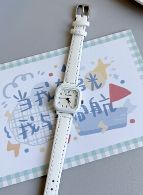 手表女学生女士小众方糖时尚简约精致小巧文艺小清新女表2025新款