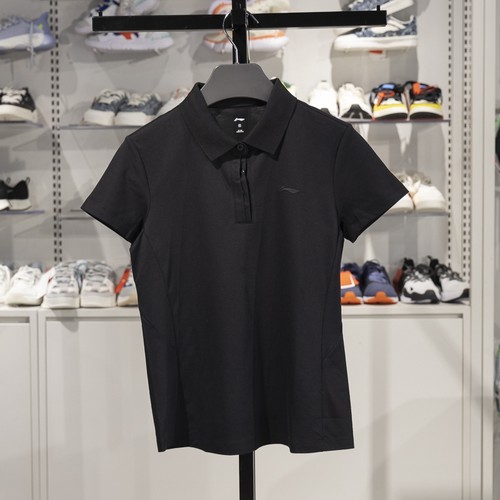 李宁短袖POLO衫吸湿排汗透气