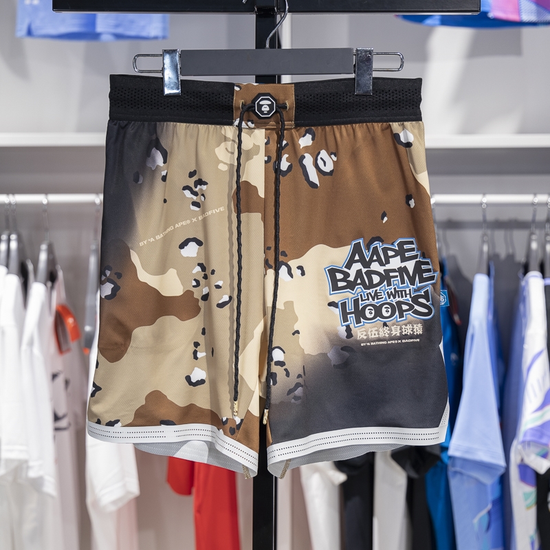 李宁男子短裤透气比赛裤