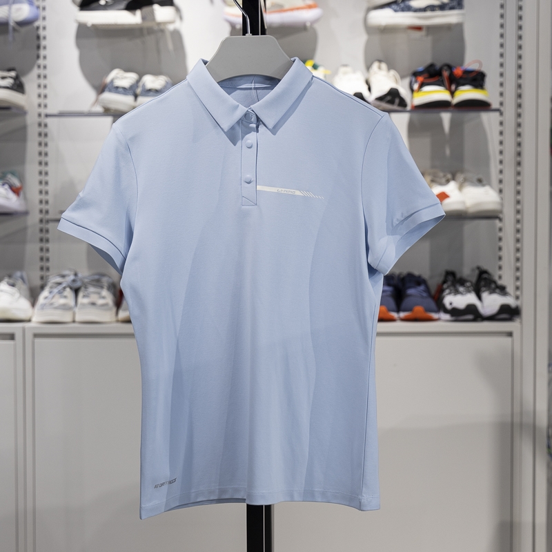 李宁短袖POLO速干凉爽透气