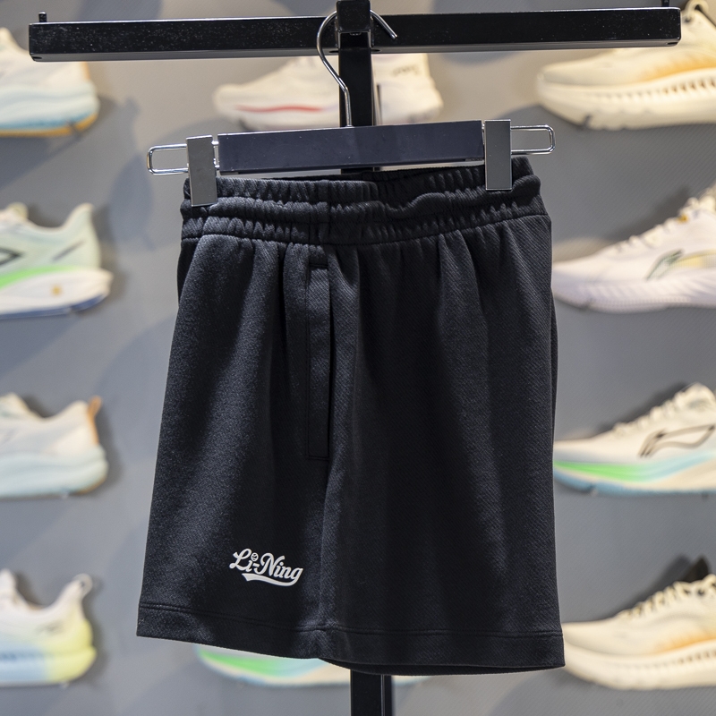 李宁女子短裤透气短卫裤