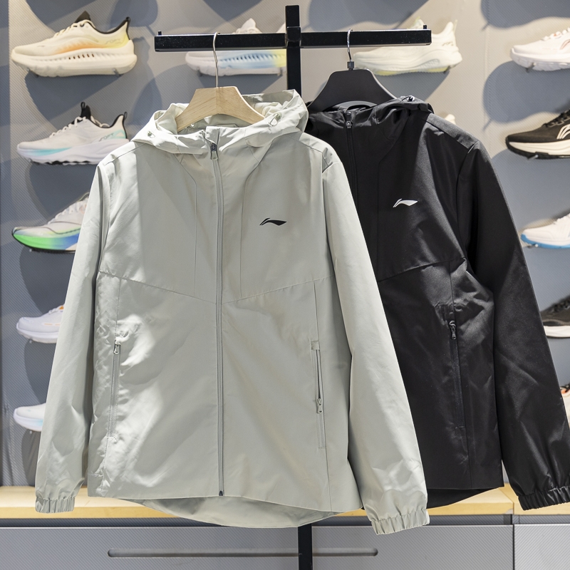 李宁运动风衣防风防泼水