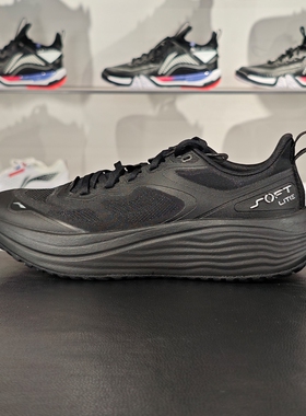 李宁2024夏季新品SOFT LITE男子网面舒适透气运动休闲鞋AGLU161