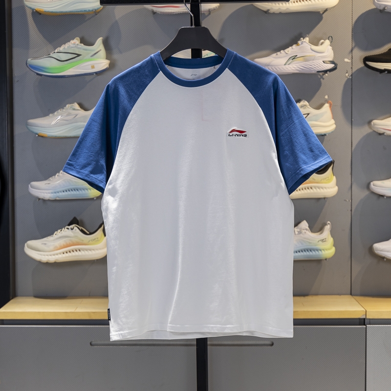 李宁短袖男女通用纯棉短袖T恤