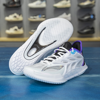 李宁男子减震回弹低帮篮球鞋