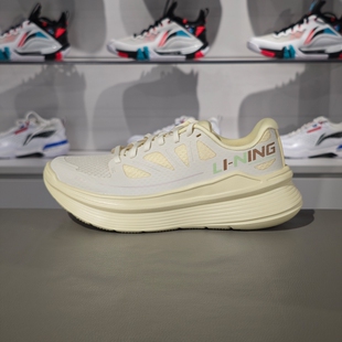 李宁凌越休闲慢跑鞋2024秋季新款女子反光透气低帮运动鞋ARSU098