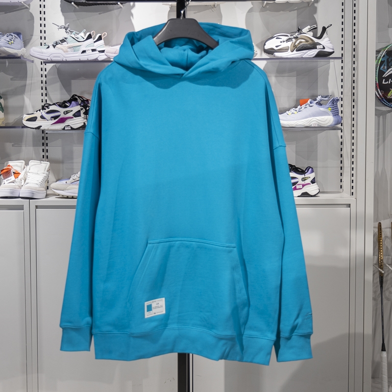 李宁运动休闲男子连帽宽松卫衣