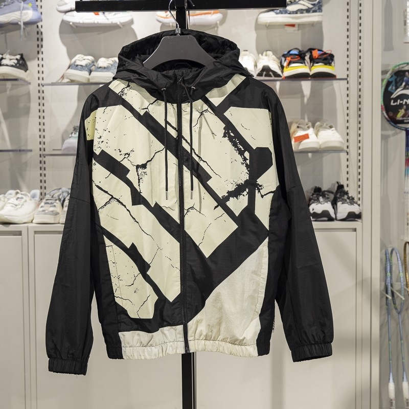 李宁运动风衣宽松舒适