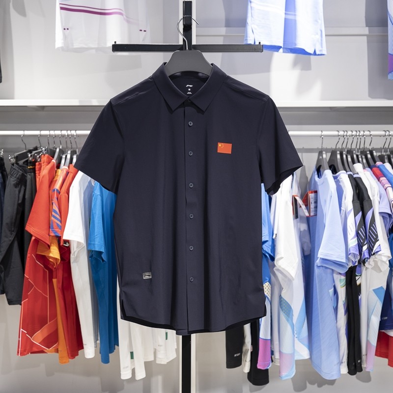 李宁国服衬衫2023秋季速干透气商务休闲翻领短袖POLO衫ASHT469,运动服/休闲服装,运动POLO衫,淘宝优惠券,粉丝福利购,淘宝优惠卷