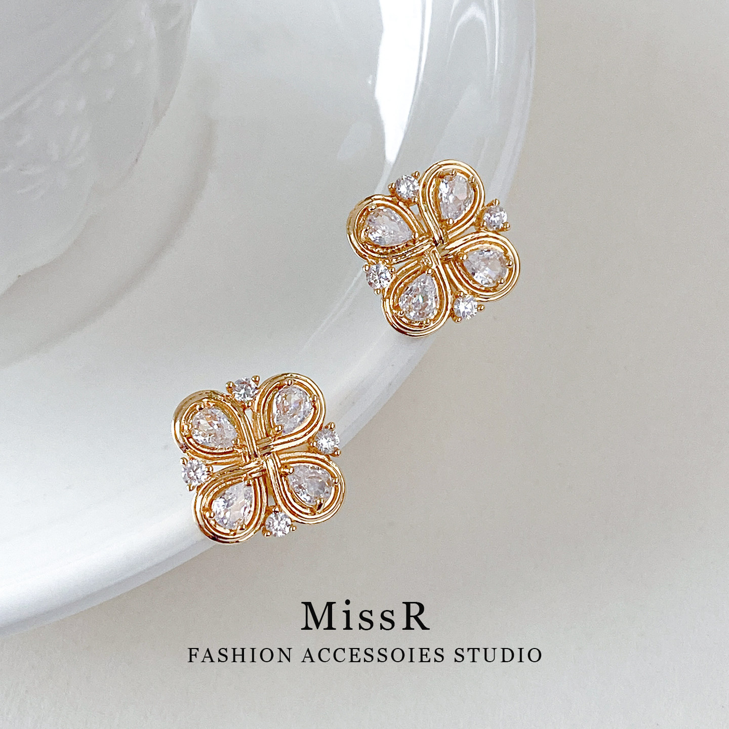 中古风镶嵌锆石中国结耳钉女银针2026新款高级感轻奢气质耳饰耳环,饰品/流行首饰/时尚饰品新,耳钉,淘宝优惠券,粉丝福利购,淘宝优惠卷