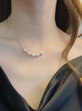 精致优雅珍珠项链锁骨链