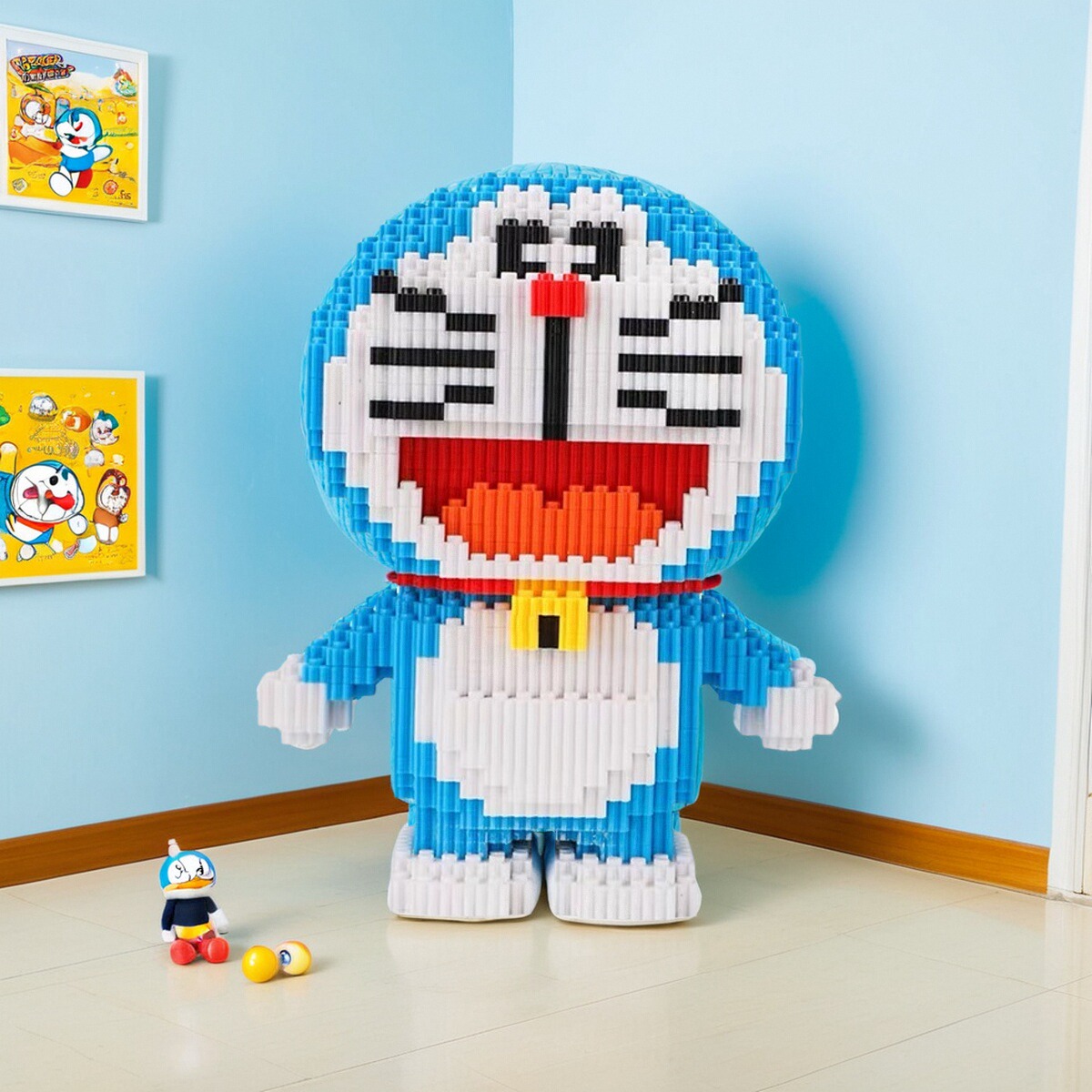 嗨彩拼叮当猫解压神器拼接玩具