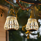 2026新款 太阳能氛围挂树灯桌面小灯笼阳台小院台灯户外防水