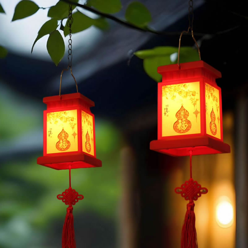 2025新款太阳能庭院装饰灯笼挂树户外中式古风家用露台花园自动亮
