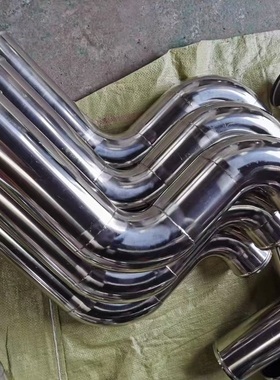 304不锈钢汽车中冷器钢管进气管汽车排气管钢管切割焊接加工定制