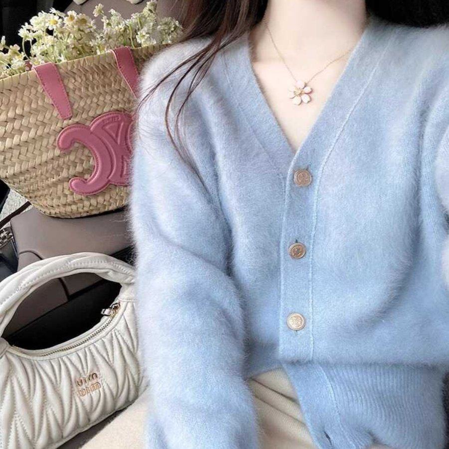 毛衣套秋冬新奶fuu级感软