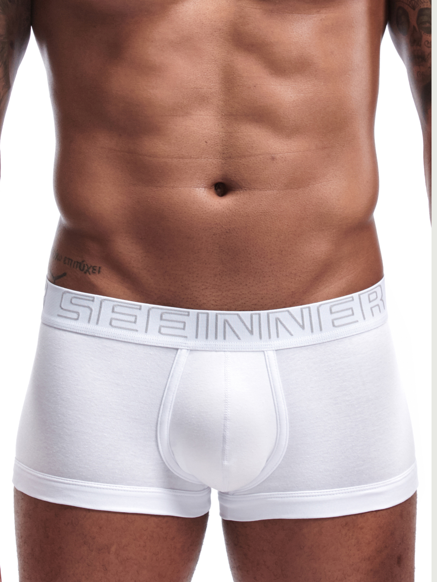 纯棉内裤男吸汗舒适低腰性感四角