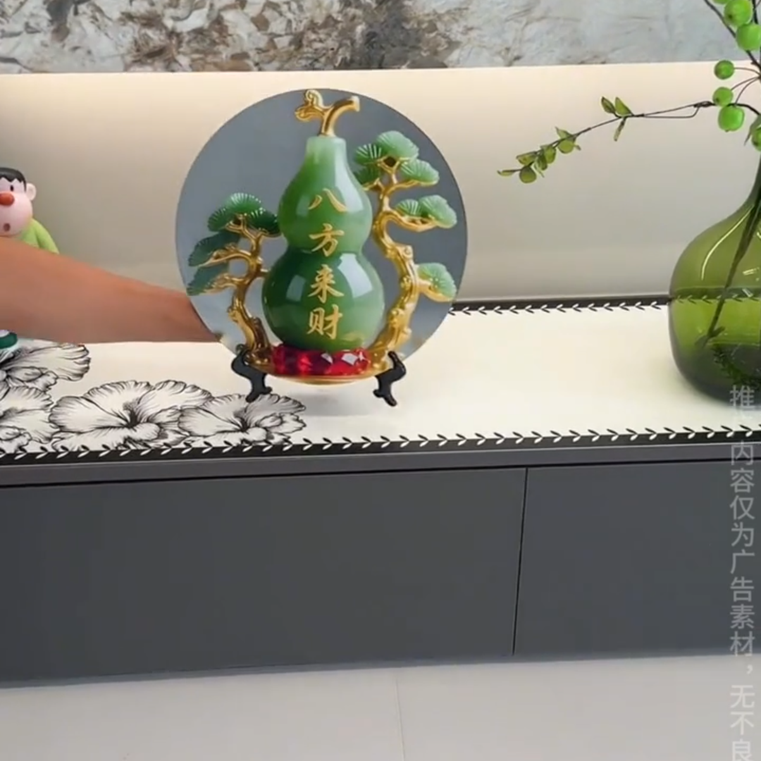 八方来财摆件2025年新款客厅装饰品电视柜摆件轻奢高级感创意