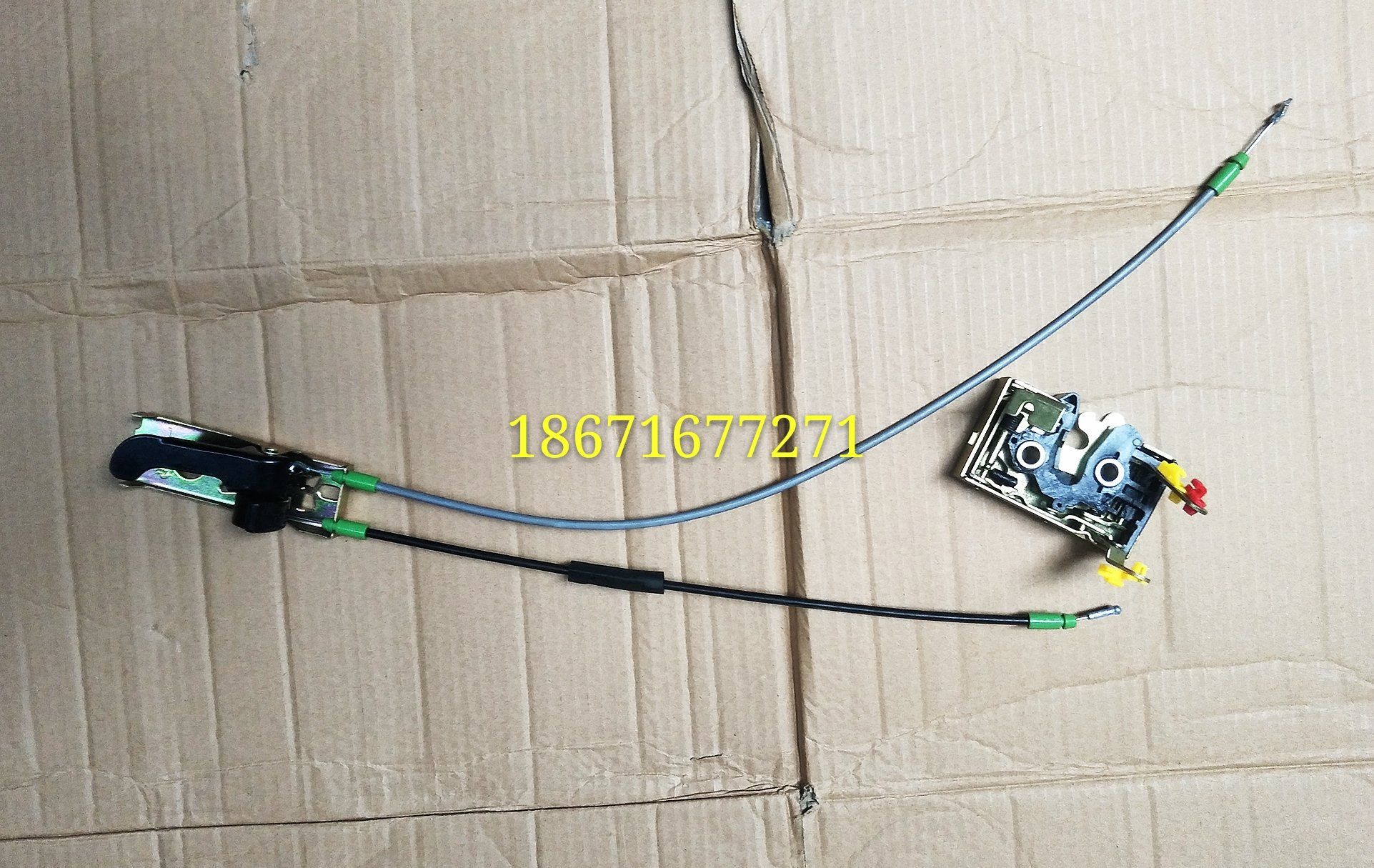 东风153十通楚风特商三环大运门锁153锁拉线式门锁块内扣拉手
