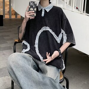 简约款潮男日常ins潮流时尚夏季POLO衫短袖气质青春流行 T306P50图片