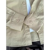 长袖衬衫男款春秋日系复古高级感纯棉宽松休闲工装衬衣C235P38，男装衬衫，星座1013-3
