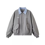 工装翻领夹克外套男春秋季新款痞帅上衣飞行员行政棒球服JK33P65，男装夹克，星座1013-3