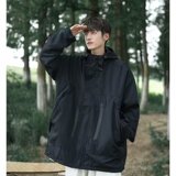 休闲风连帽春季夹克男大码宽松防风外套百搭工装冲锋衣JK181P35，男装夹克，星座1013-3