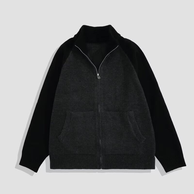 美式针织开衫女秋冬休闲2026新款慵懒风毛衣外套chic上衣M313P70,男装针织衫/毛衣,星座1013-3