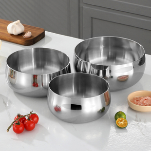 316不锈钢料理碗泡面碗法海碗猪油罐家用吃饭碗汤碗煮汤煮面煮粥