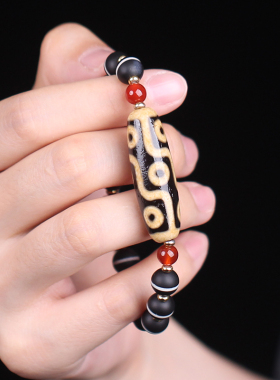 圣饰奇缘佛前供天珠手串玛瑙男女