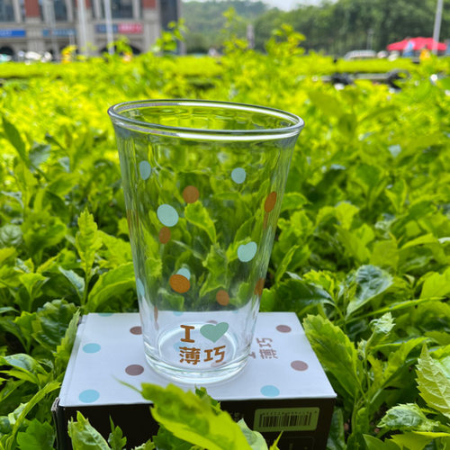 永璞咖啡杯我爱薄巧玻璃杯360ml钠钙玻璃材质情侣男女朋友喝水杯