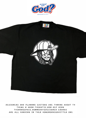 28blocks 260克重磅纯棉! 脏辫潮男~美式复古阿美咔叽短袖T恤男女