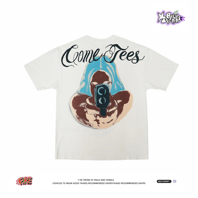 28blocks 260克重磅纯棉!Come Tees~美式复古阿美咔叽短袖T恤男女