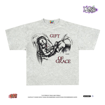 28blocks 260克重磅纯棉! 恩典之礼~美式复古阿美咔叽短袖T恤男女