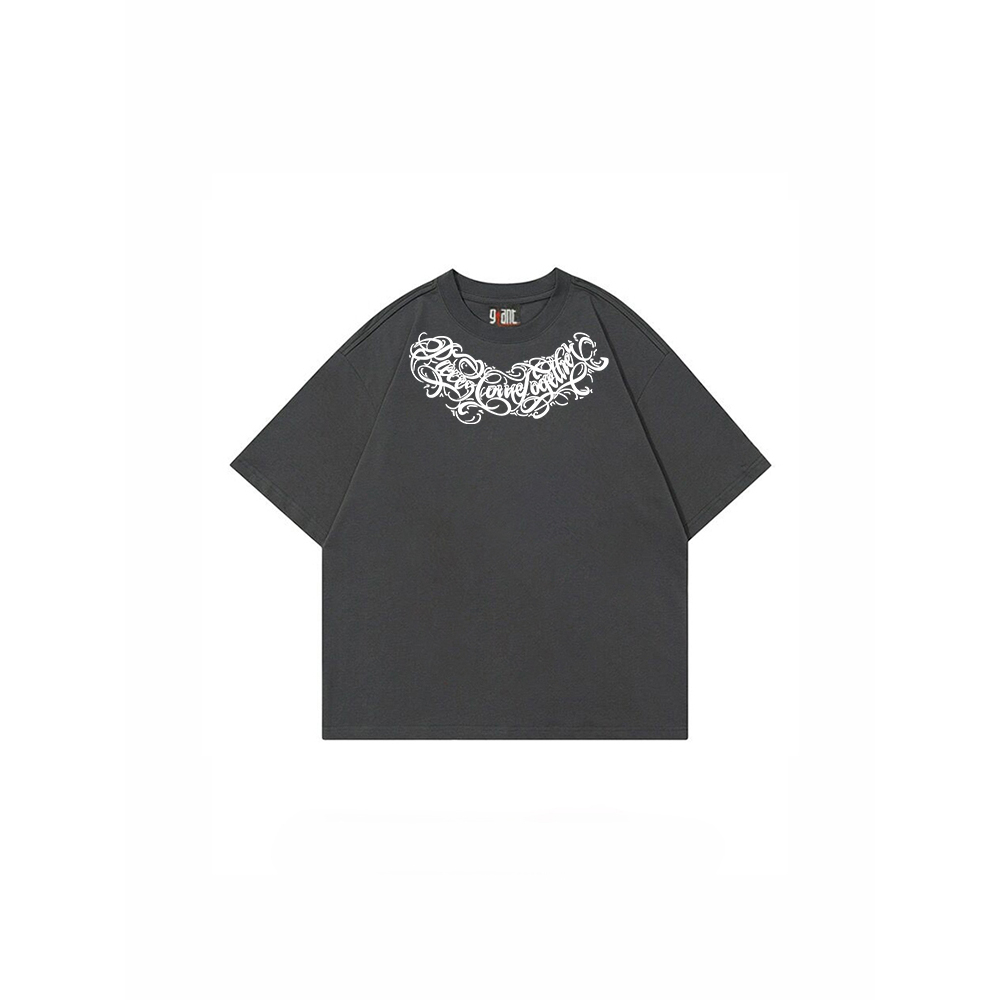 美式高街oversize短袖t恤