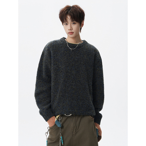 秋冬彩砂针织衫套头毛衣618-MM5411-P65控108，男装针织衫/毛衣，星座618