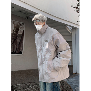 冬季设计感羽绒服保暖抗寒白鸭绒外套618-YR01-P210控258,男装羽绒服,星座618